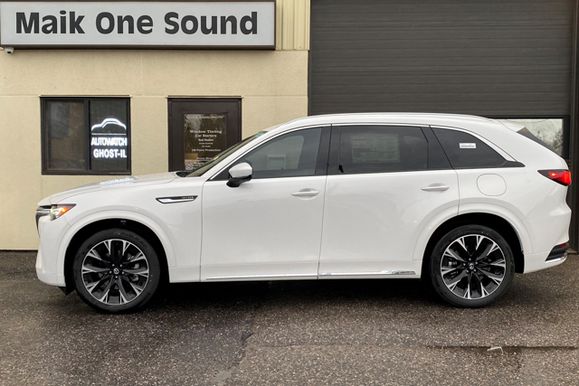 2025 Mazda CX-90 with showroom-quality window tint in North Bay